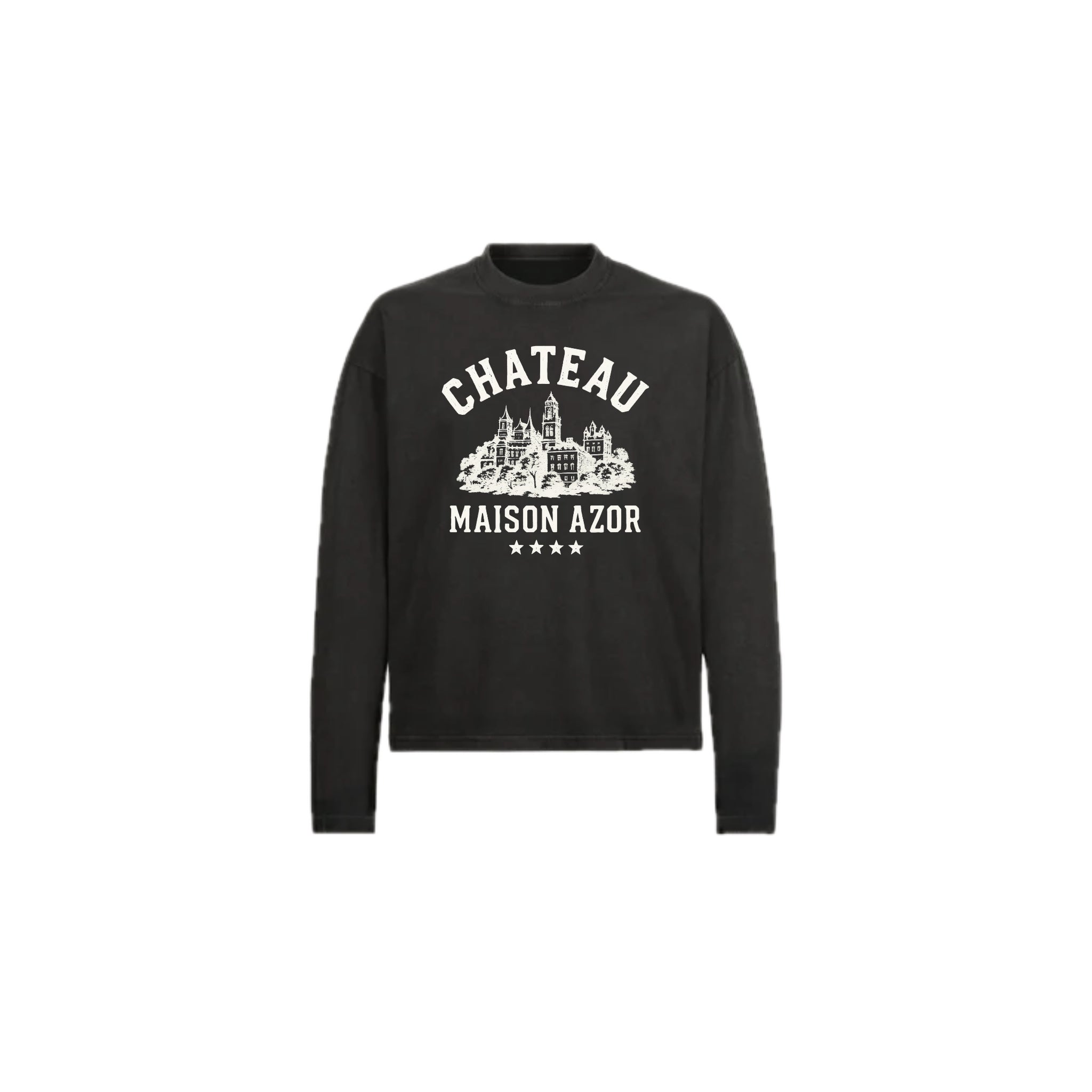 Chateau MA Long sleeve T-shirt Vintage Black